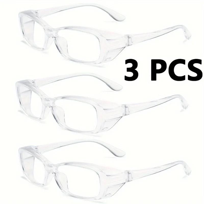 Blue Light Glasses - 3PCS Anti Fog Safety Glasses with