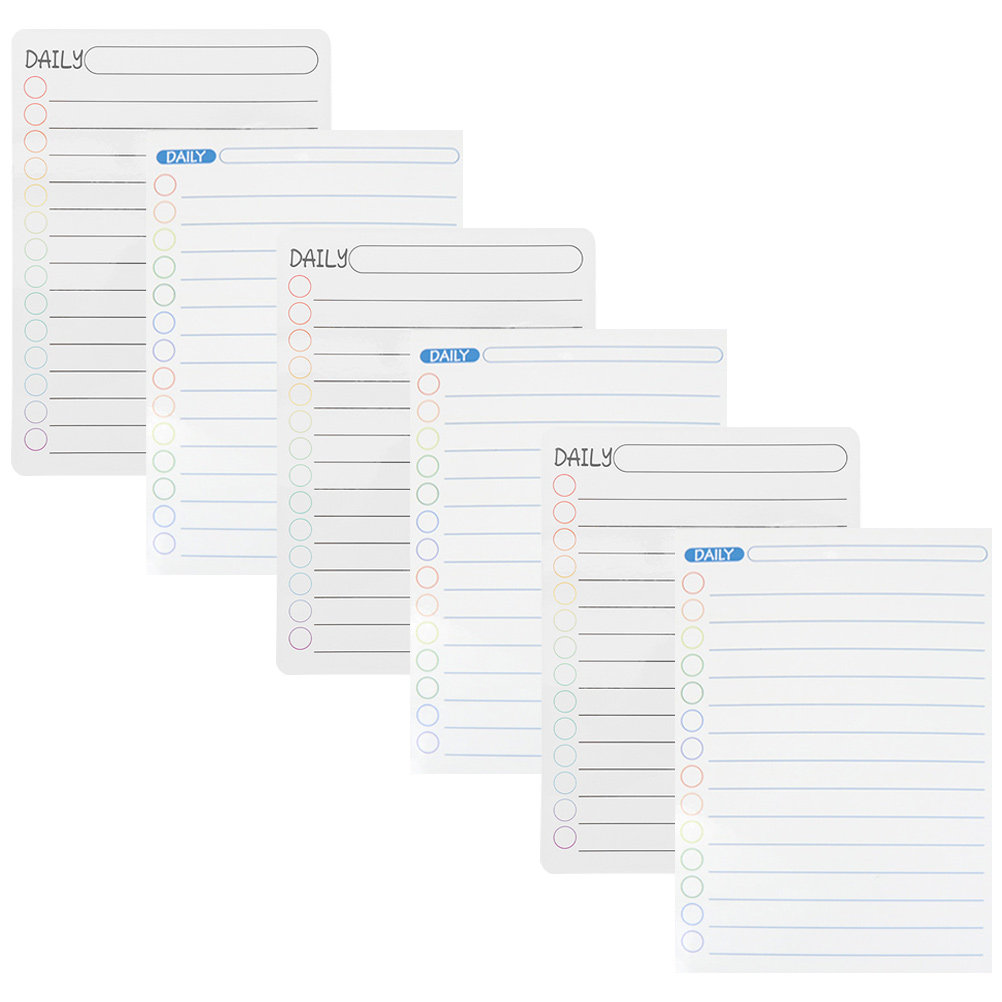 Magnetic Calendar Board - 6Sheets Magnetic Whiteboard Calendar Refrigerator Planning