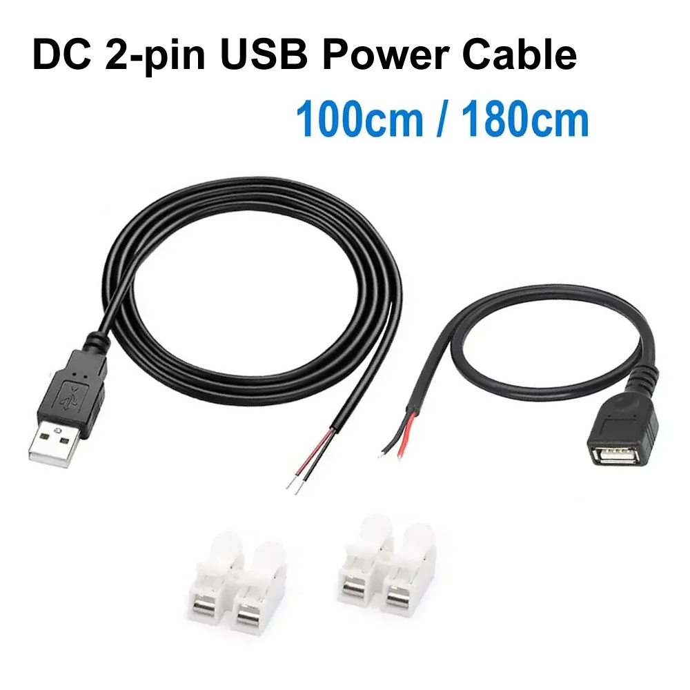 Power Strip Desk - DC 2-pin USB Power Cable USB