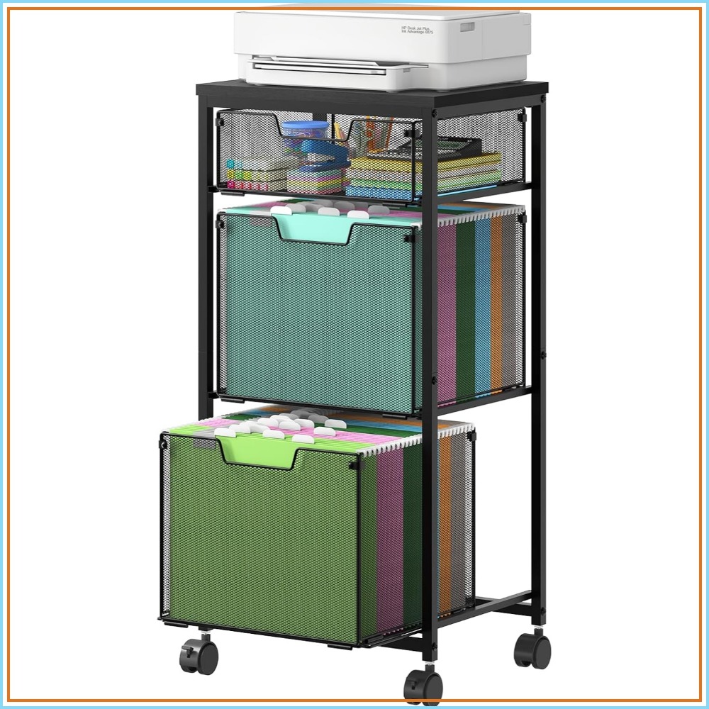 3 Drawer Mobile File Cabinet f - огляд і ціна Rolling File Cart