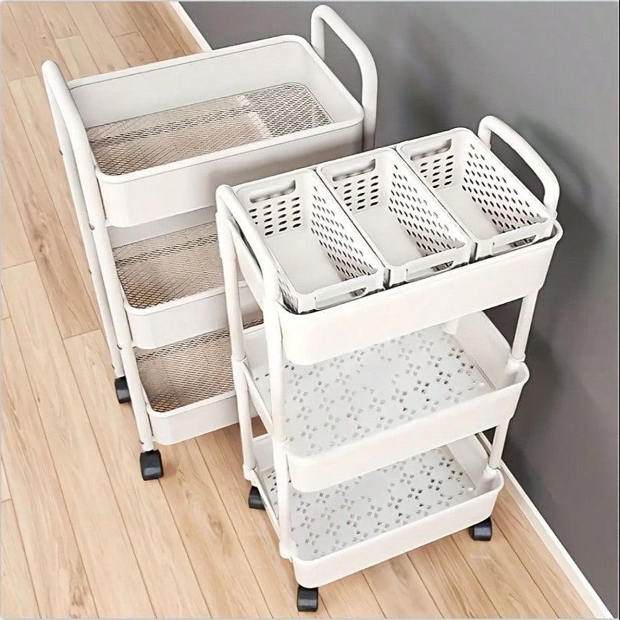 3-Tier Rolling Utility Cart wi - огляд і ціна Rolling File Cart
