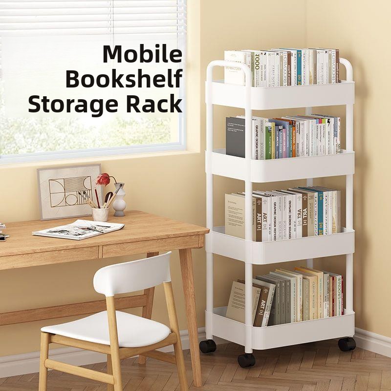 Mobile Bookshelf under Desk St - огляд і ціна Rolling File Cart