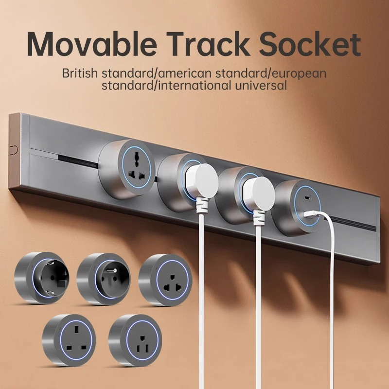 Hidden Wall Socket Power Rail  - огляд і ціна Power Strip Desk