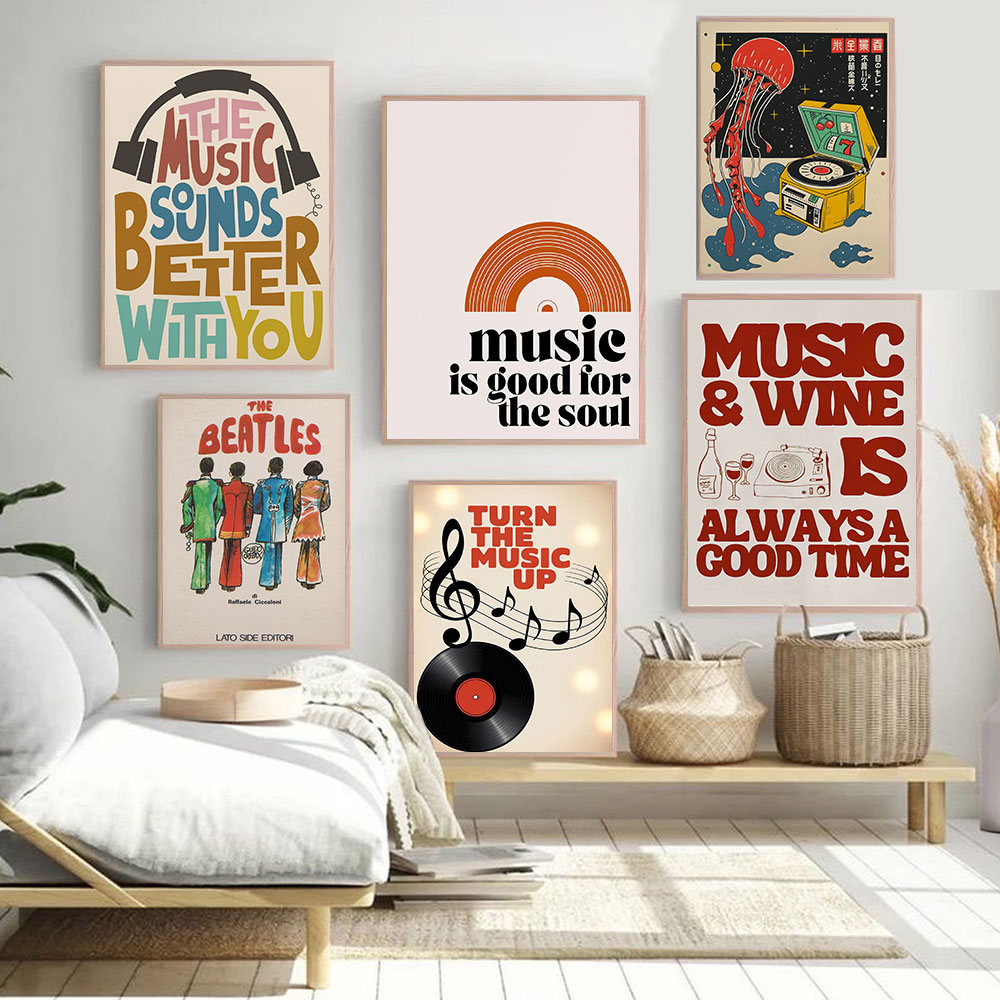 Retro Music Is Good for The So - огляд і ціна Home Office Quotes