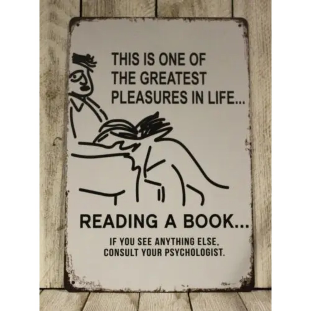 Funny Book Lover Gift Metal Ti - огляд і ціна Home Office Quotes