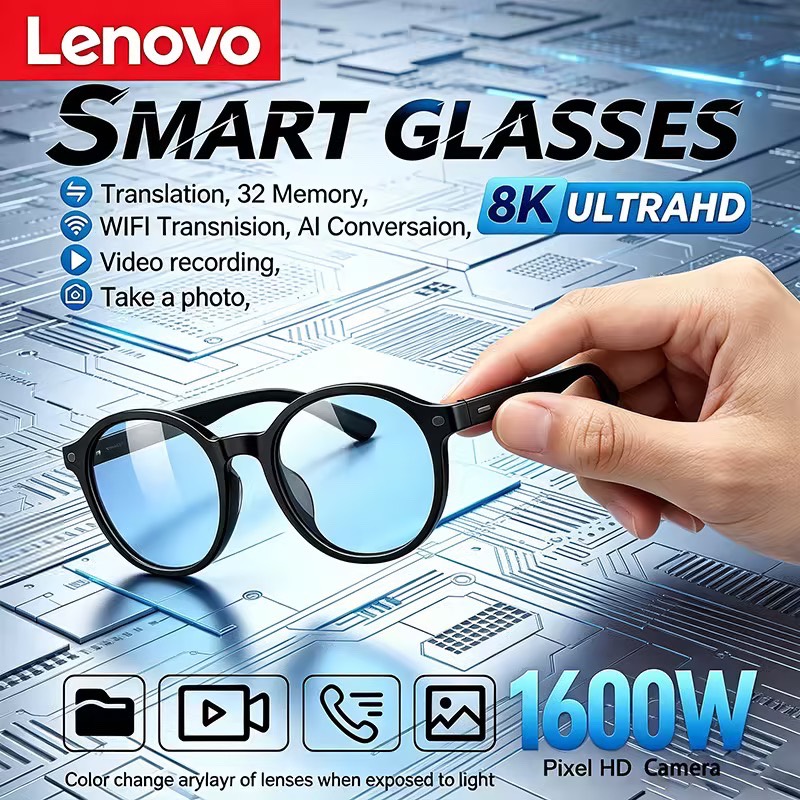 Lenovo New 2026 8K AI Translat - огляд і ціна Blue Light Glasses
