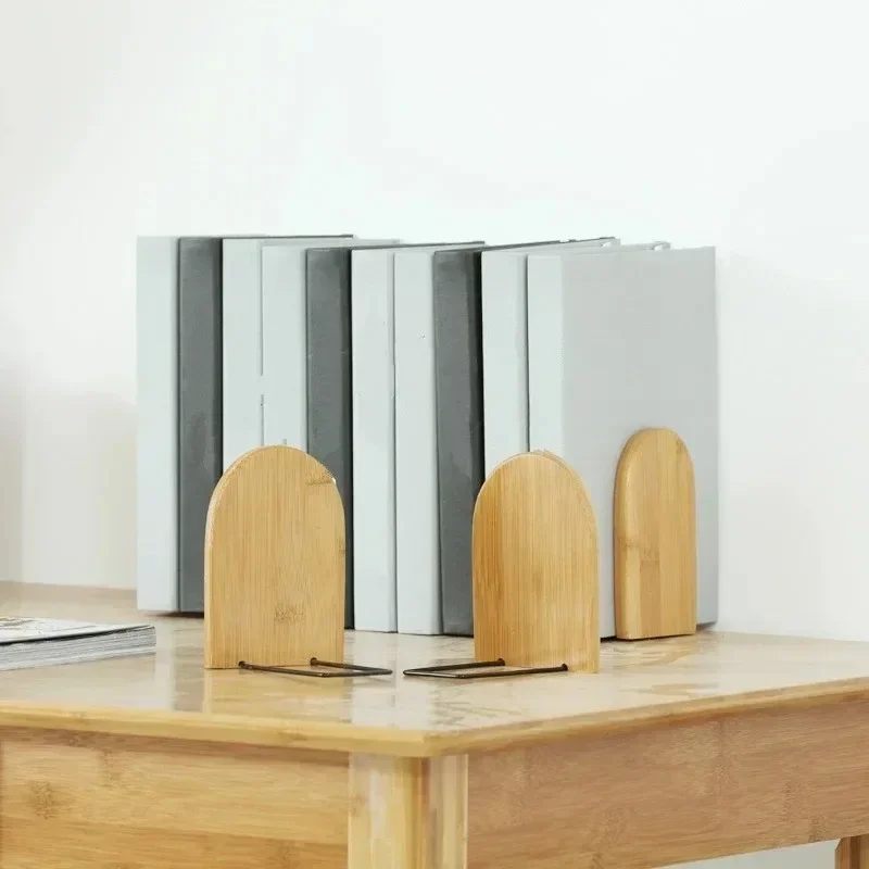 Wood Iron Bookends Simple Desk - огляд і ціна Home Office Library
