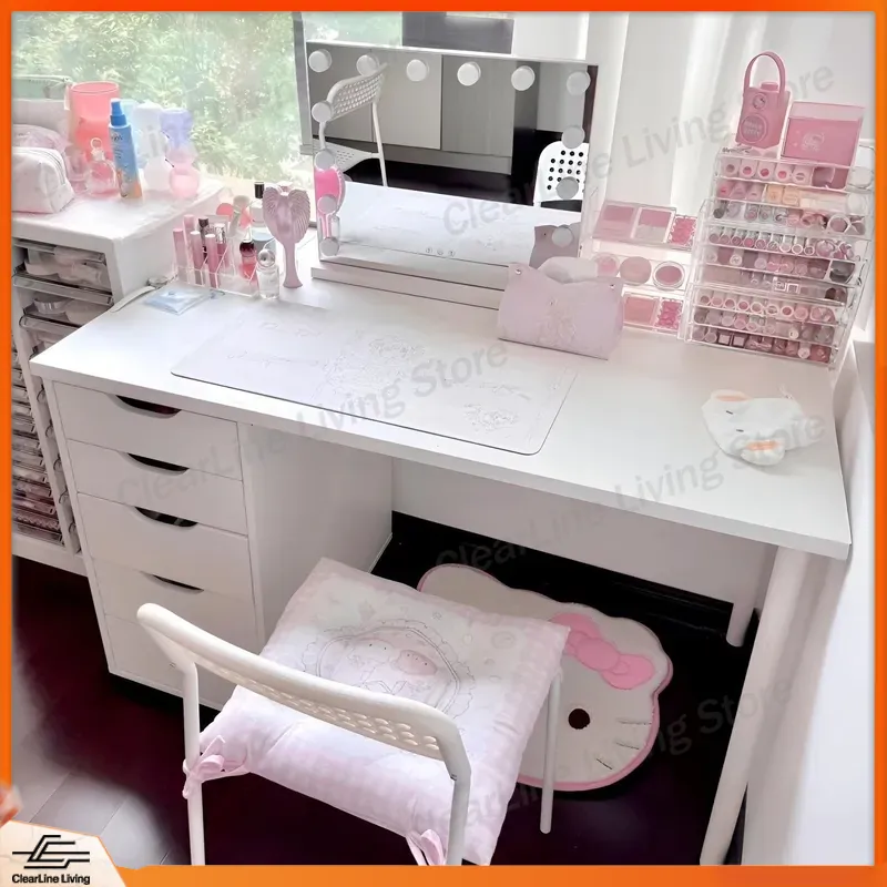 Minimalist Makeup Table with D - огляд і ціна Desk Drawer Small