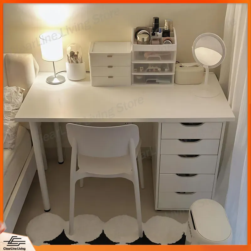 Minimalist Makeup Table with D - огляд і ціна Desk Drawer Small