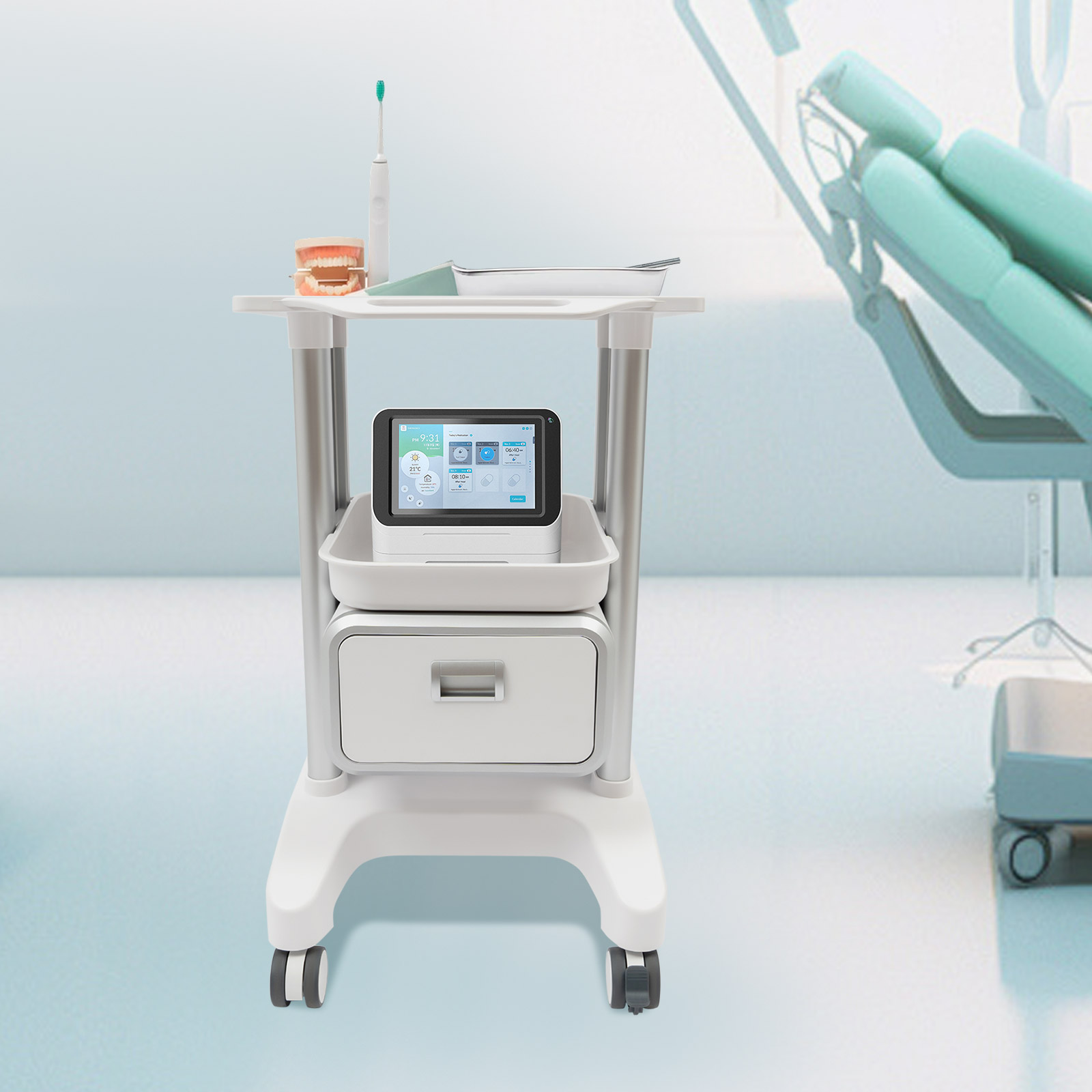 Salon Cart Medical Trolley 220 - огляд і ціна Rolling File Cart