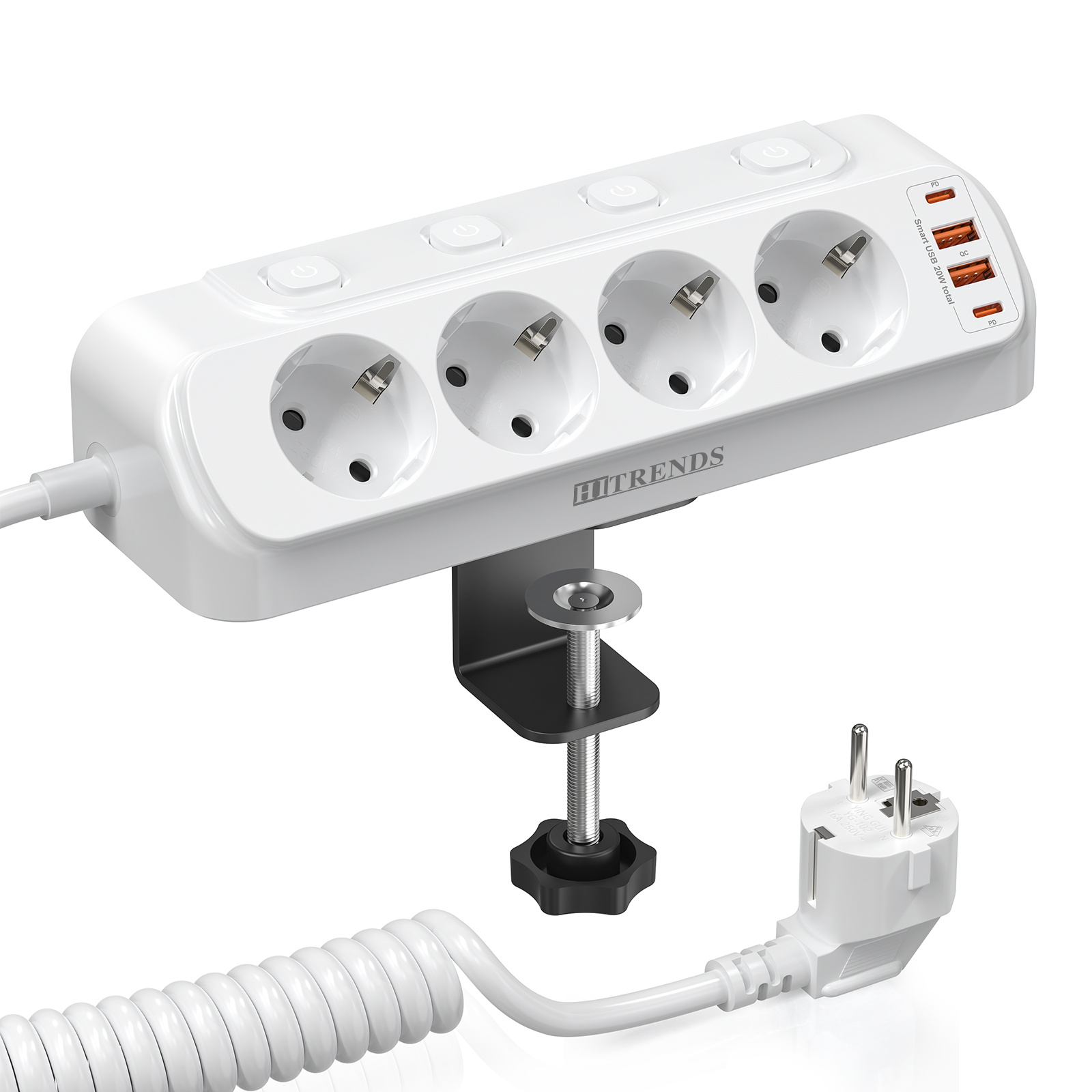 8-in-1 Multi-functional Corner - огляд і ціна Power Strip Desk