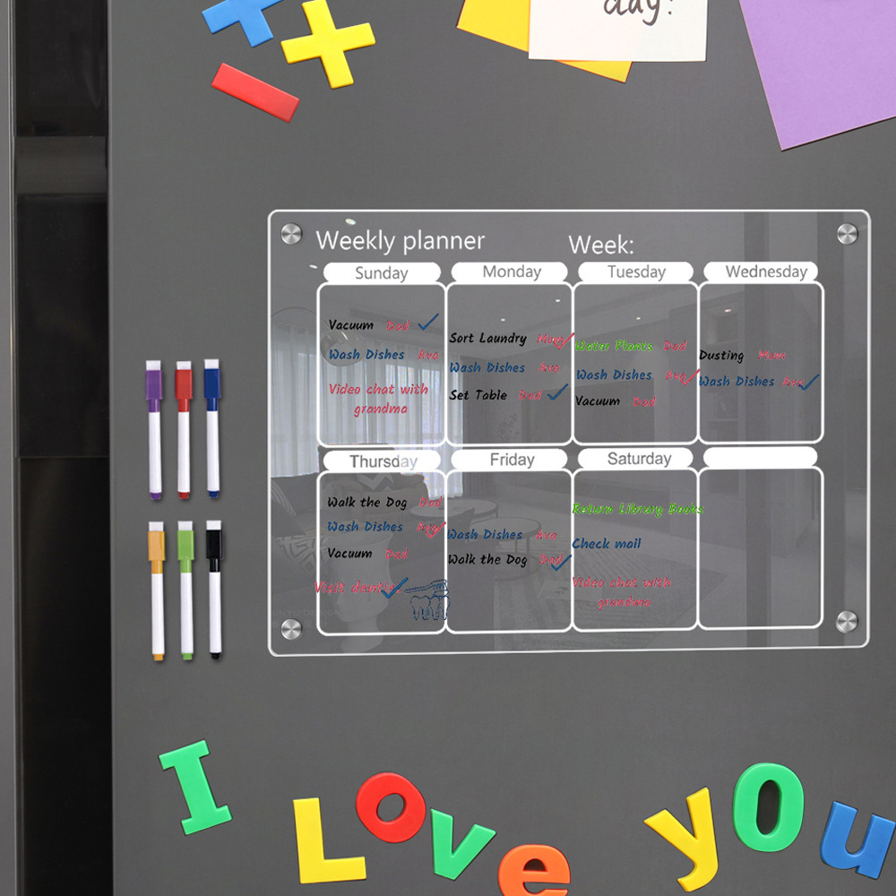 Fridge Magnet Calendar Board W - огляд і ціна Magnetic Calendar Board