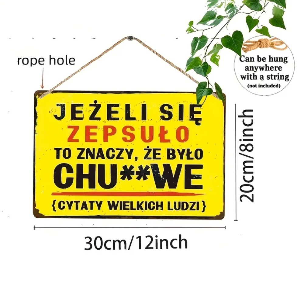 Tin Sign - Vintage Durable Met - огляд і ціна Home Office Quotes