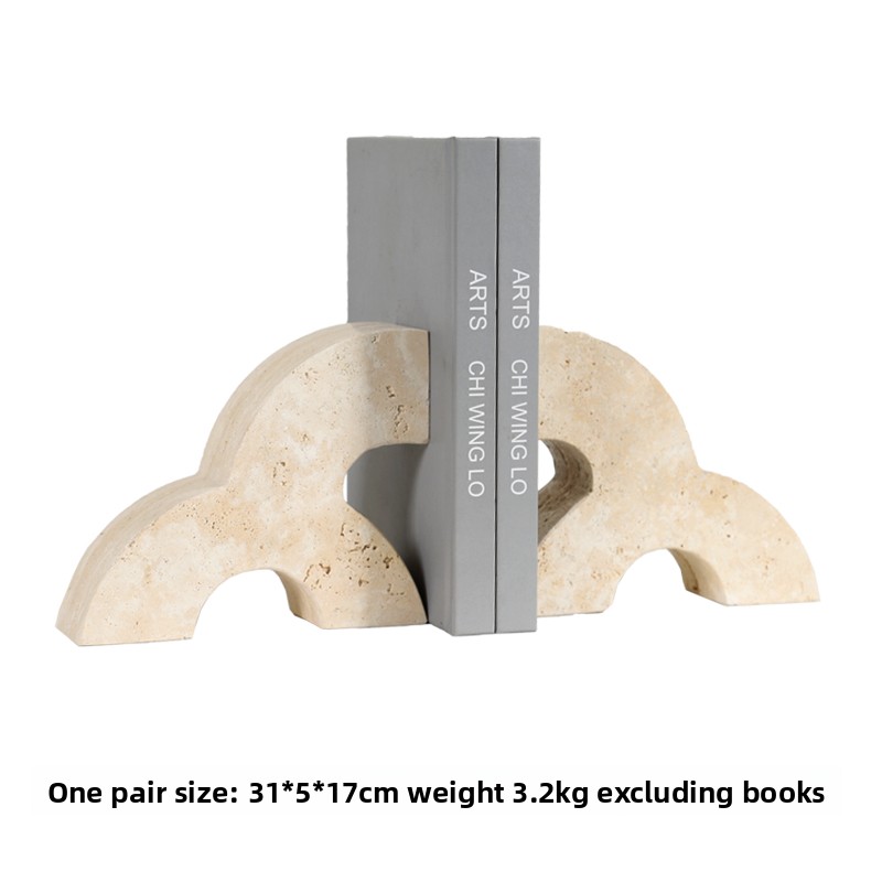 Modern Marble Bookends Heavy D - огляд і ціна Home Office Library