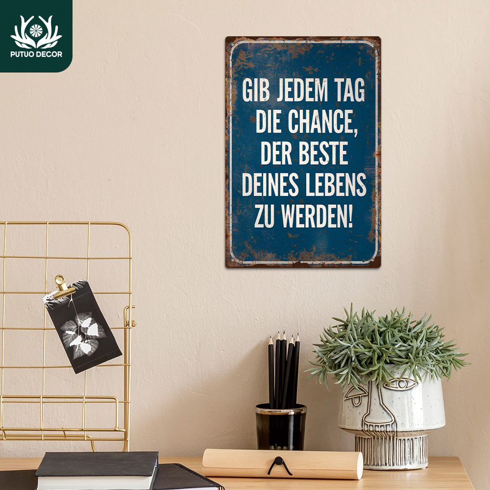 Putuo Decor 1pc German Funny S - огляд і ціна Home Office Quotes