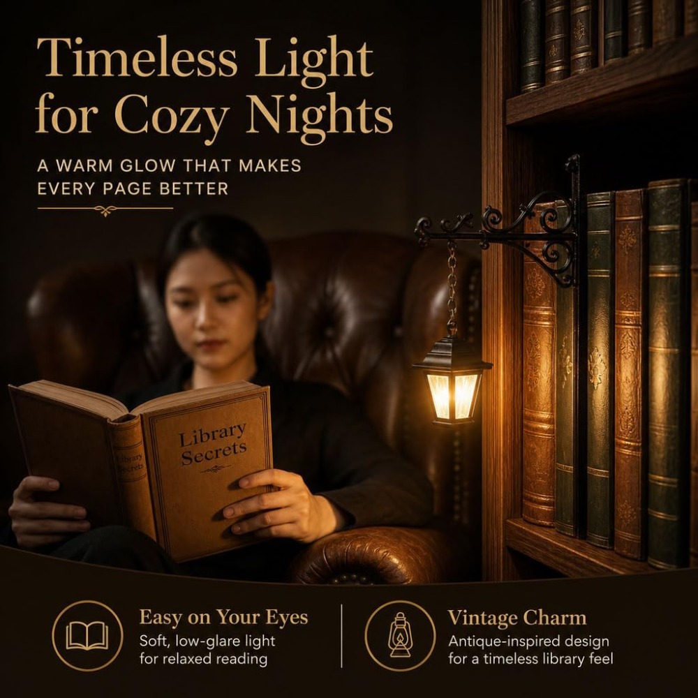 Mini Vintage Library Lantern B - огляд і ціна Home Office Library