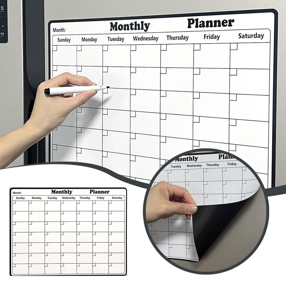 Stylish Magnetic Dry Erase Cal - огляд і ціна Magnetic Calendar Board