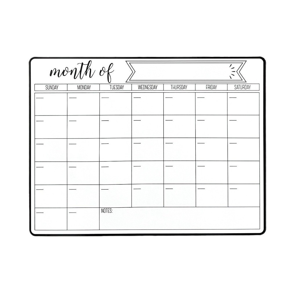 Portable Magnetic Dry Erase Ca - огляд і ціна Magnetic Calendar Board