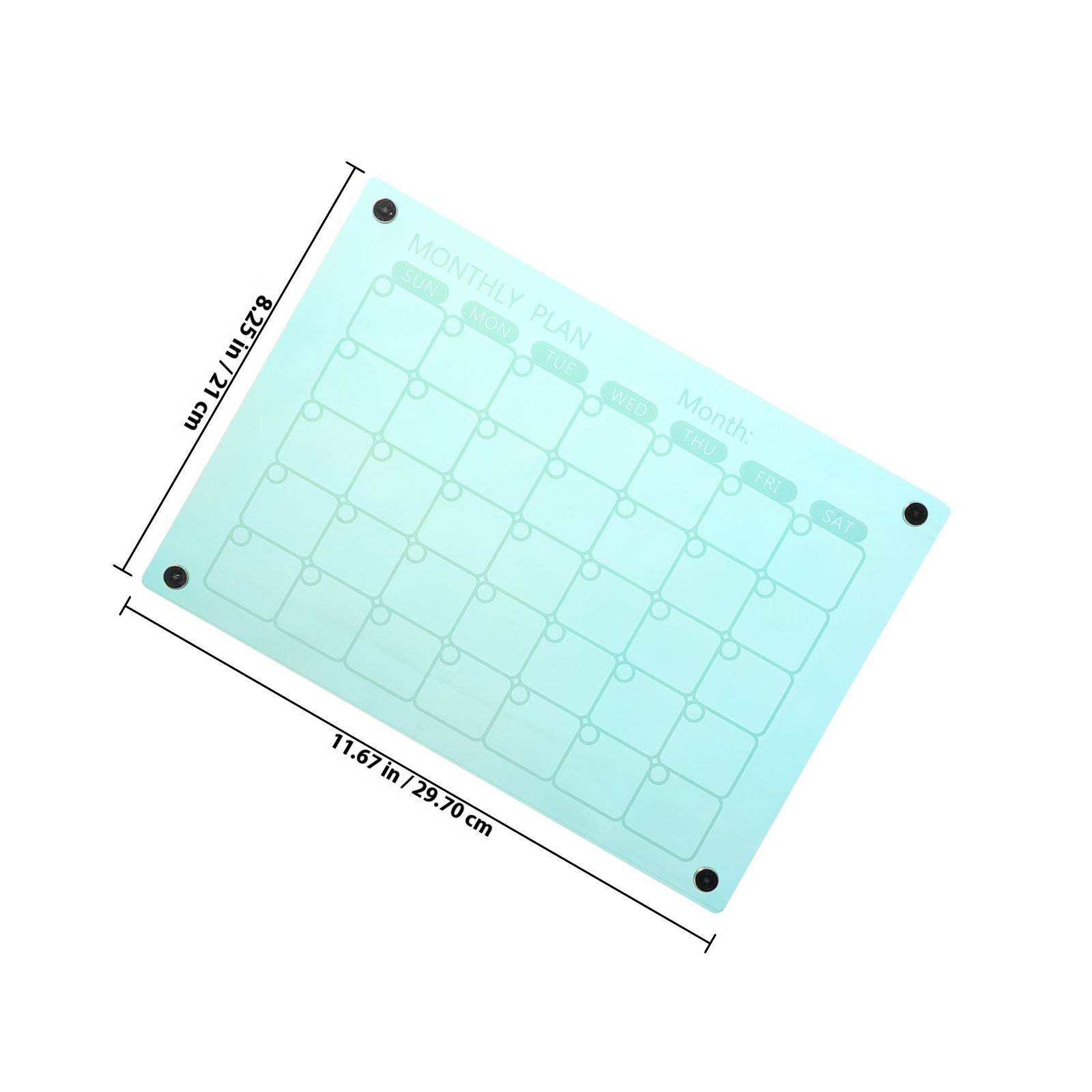 Acrylic Magnetic Dry Erase Mon - огляд і ціна Magnetic Calendar Board