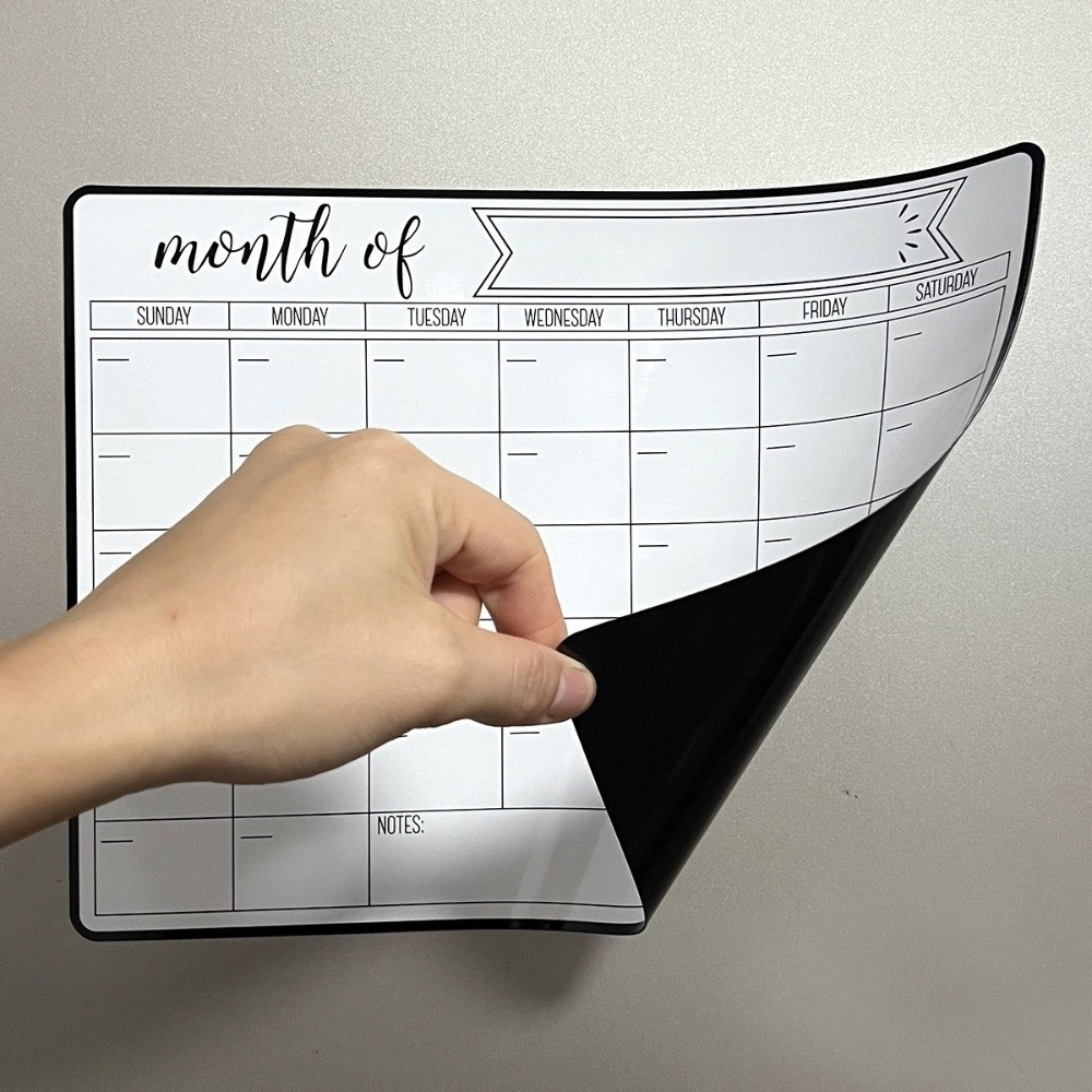 Portable Magnetic Dry Erase Ca - огляд і ціна Magnetic Calendar Board