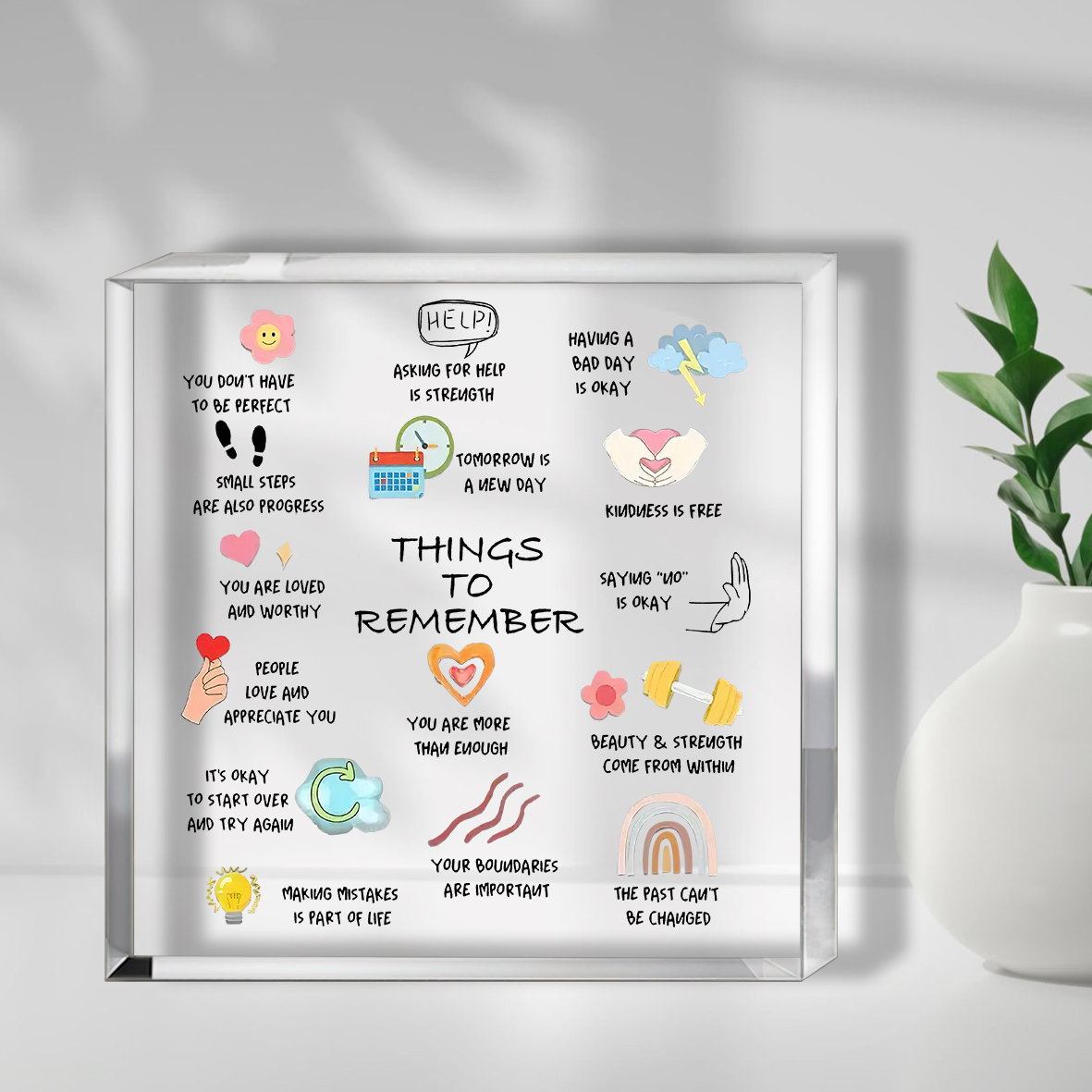 1pc Modern Acrylic Inspiration - огляд і ціна Home Office Quotes