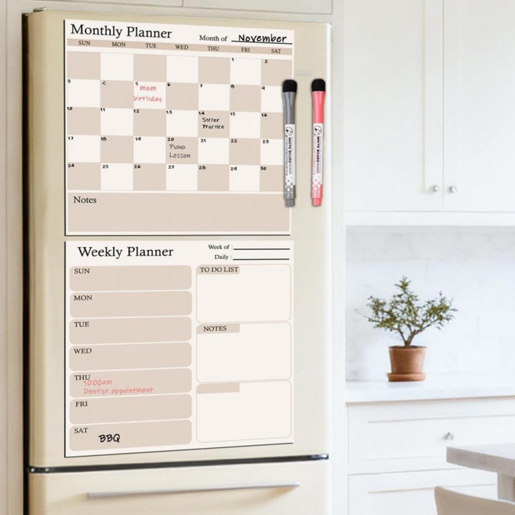 Magnetic Dry Erase Calendar Ma - огляд і ціна Magnetic Calendar Board