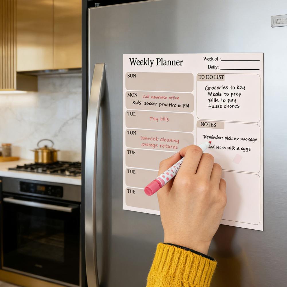 Magnetic Dry Erase Calendar Ma - огляд і ціна Magnetic Calendar Board