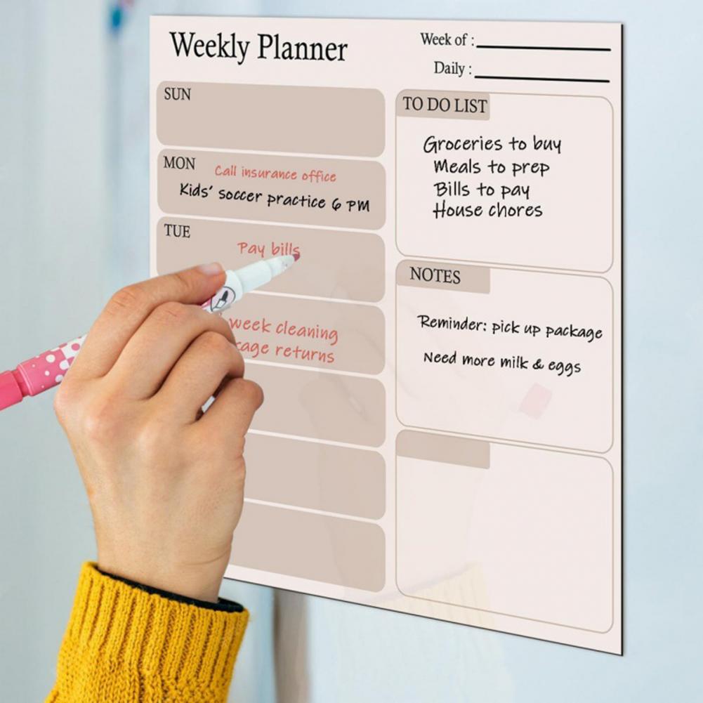 Magnetic Dry Erase Calendar Ma - огляд і ціна Magnetic Calendar Board