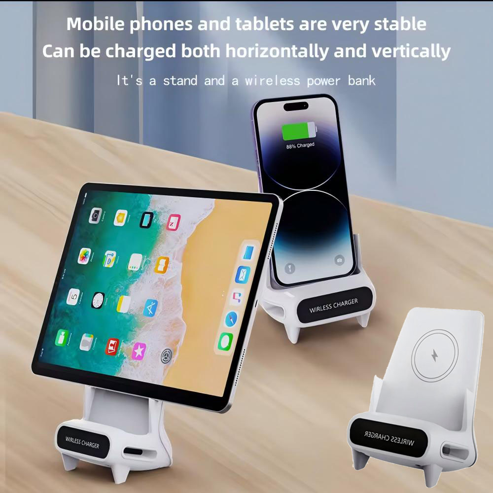 Phone Wireless Charger Fast Ch - огляд і ціна Desk Charging Station