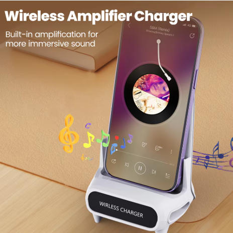 Phone Wireless Charger Fast Ch - огляд і ціна Desk Charging Station