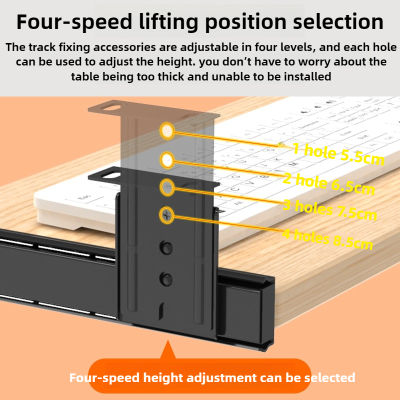 Under Desk Keyboard Tray Slide - огляд і ціна Desk Drawer Small