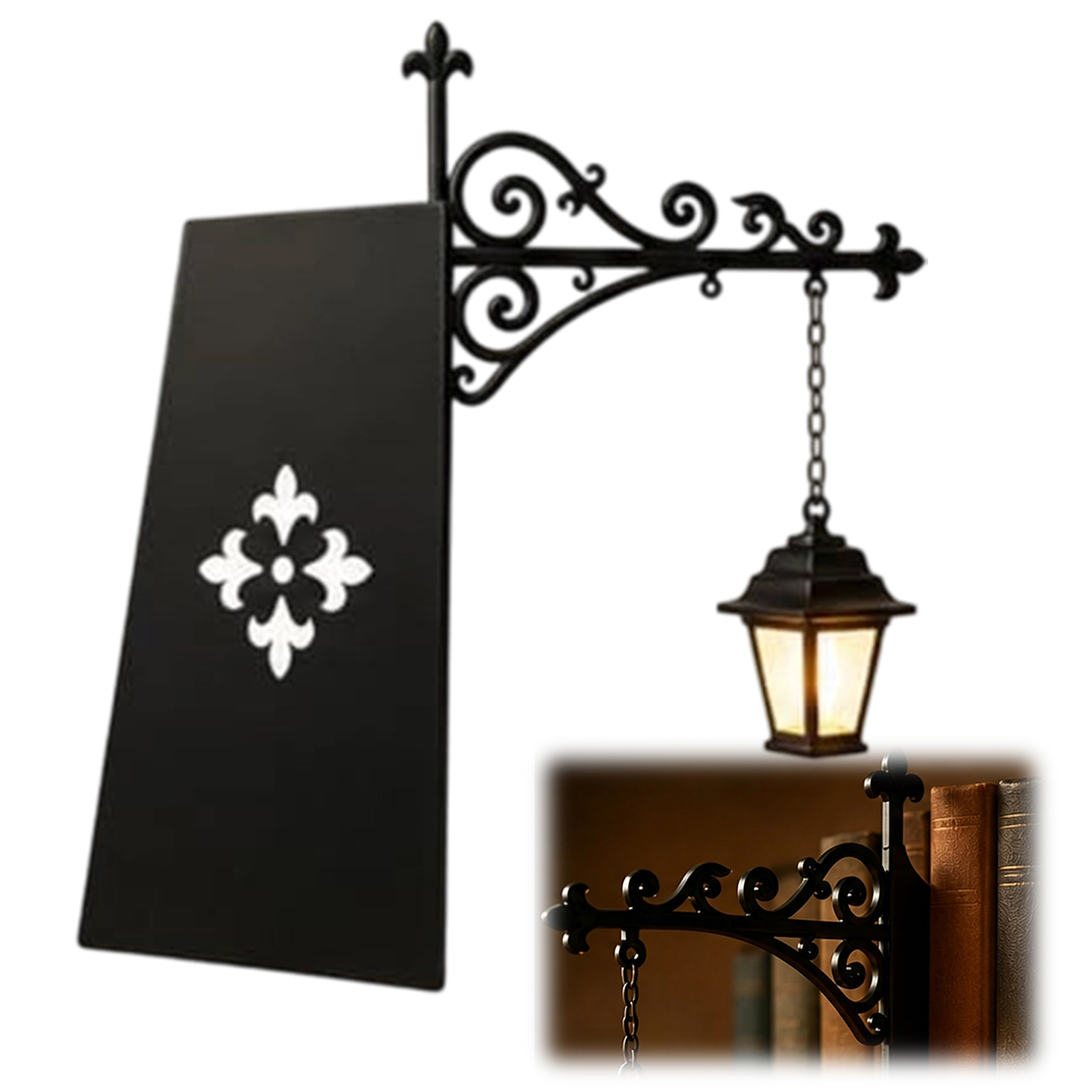 Resin Library Lantern Miniatur - огляд і ціна Home Office Library
