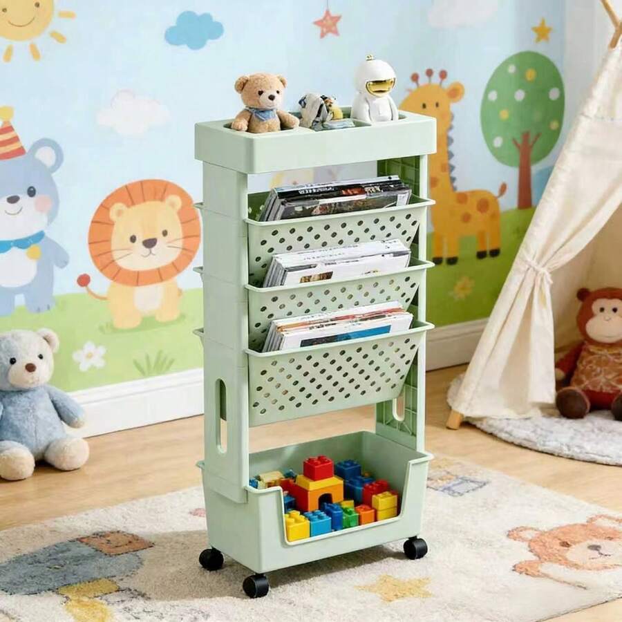 5-Tier Rolling Storage Cart Wi - огляд і ціна Rolling File Cart
