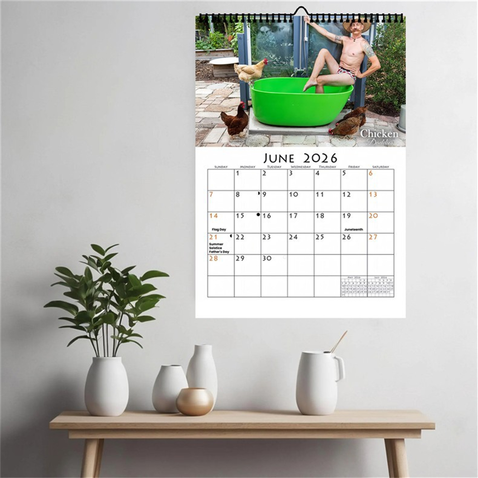 2026 Funny Chicken Daddy Wall  - огляд і ціна Home Office Size