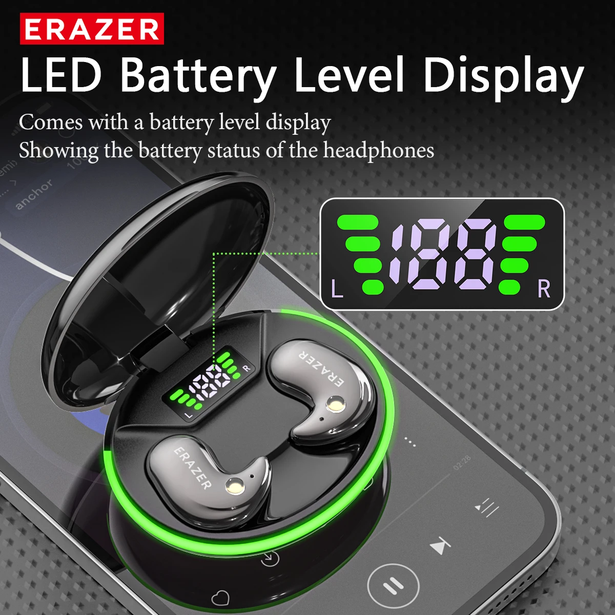 EARZER XF58 In-Ear Bluetooth H - огляд і ціна Noise Canceling Headphones