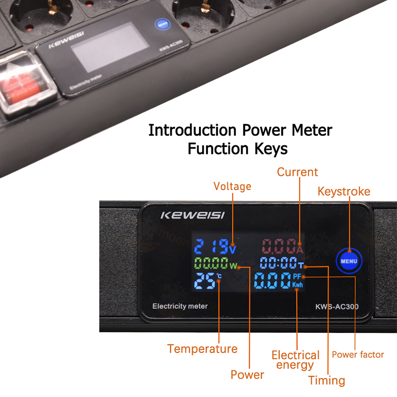 2U PDU Power Strip 19inch Rack - огляд і ціна Power Strip Desk
