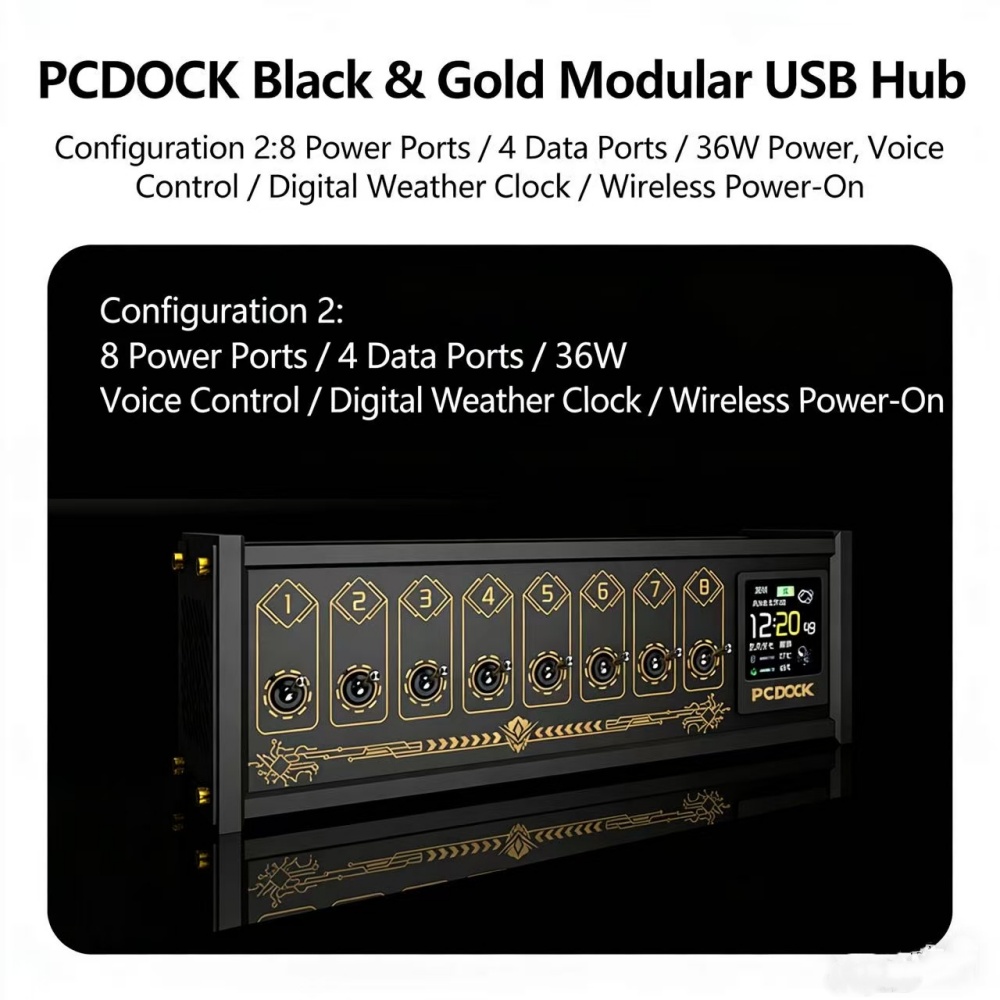PCDOCK Block USB Desktop Power - огляд і ціна Power Strip Desk