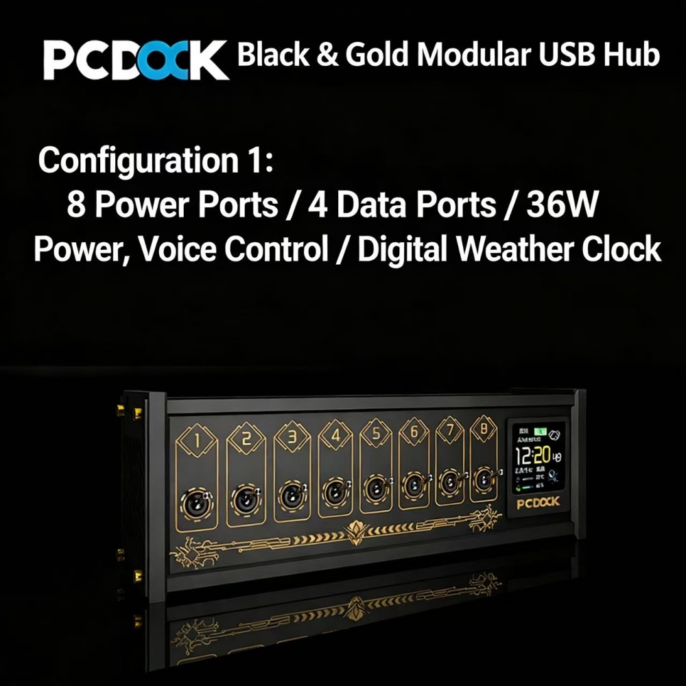 PCDOCK Block USB Desktop Power - огляд і ціна Power Strip Desk
