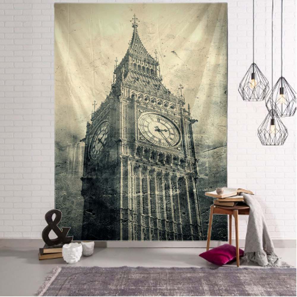 Paris Tower Tapestry, Retro La - огляд і ціна Home Office Background