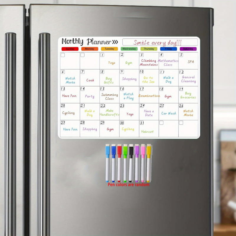 Large Size Magnetic Dry Erase  - огляд і ціна Magnetic Calendar Board