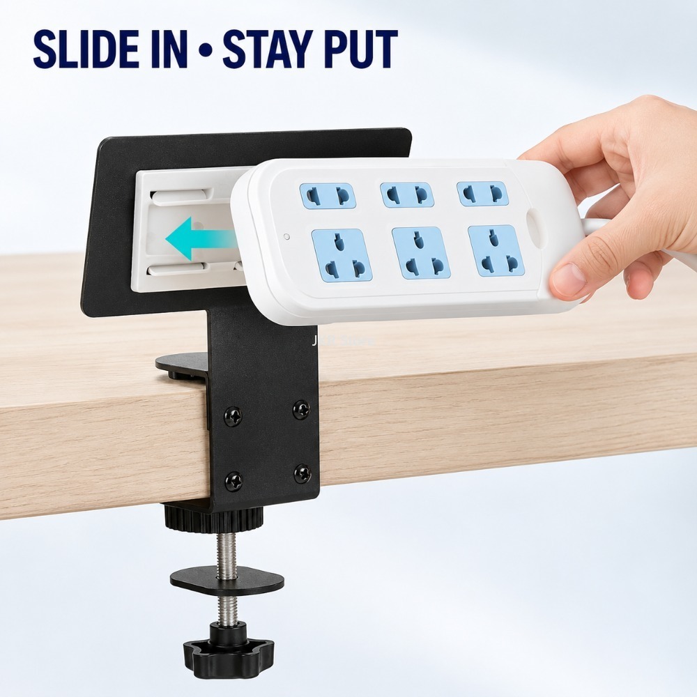 Under Desk Cable Organizer Tra - огляд і ціна Power Strip Desk