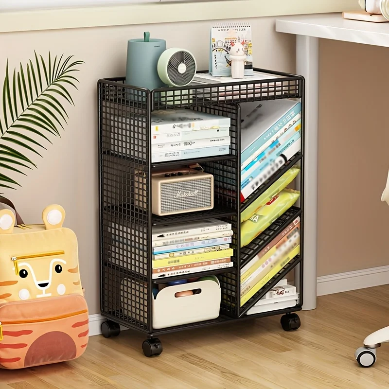 Rolling Book Cart -  Metal Mob - огляд і ціна Home Office Library