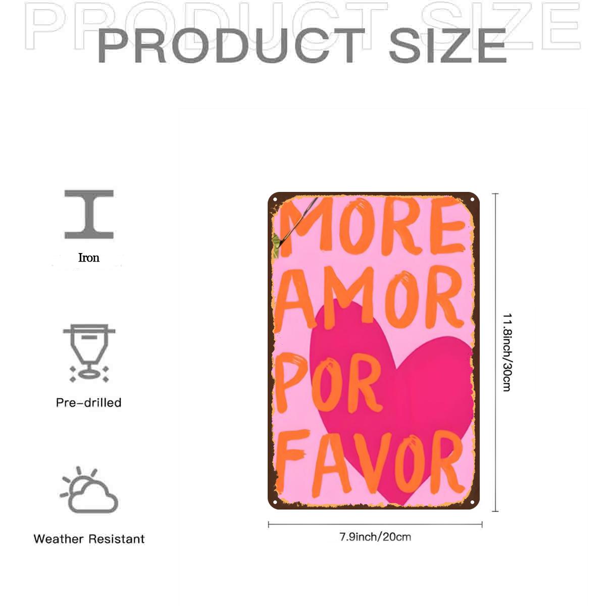 More Amor Por Favor Pink Heart - огляд і ціна Home Office Quotes