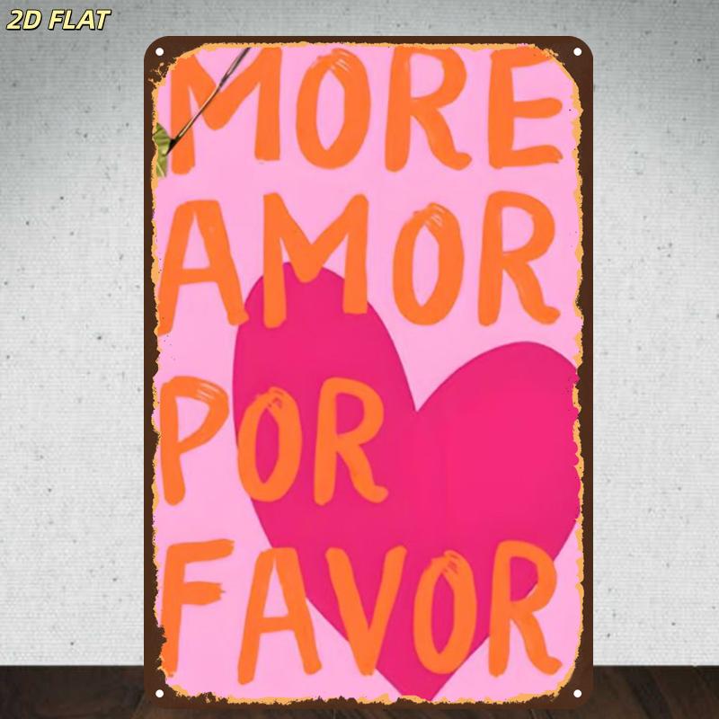More Amor Por Favor Pink Heart - огляд і ціна Home Office Quotes