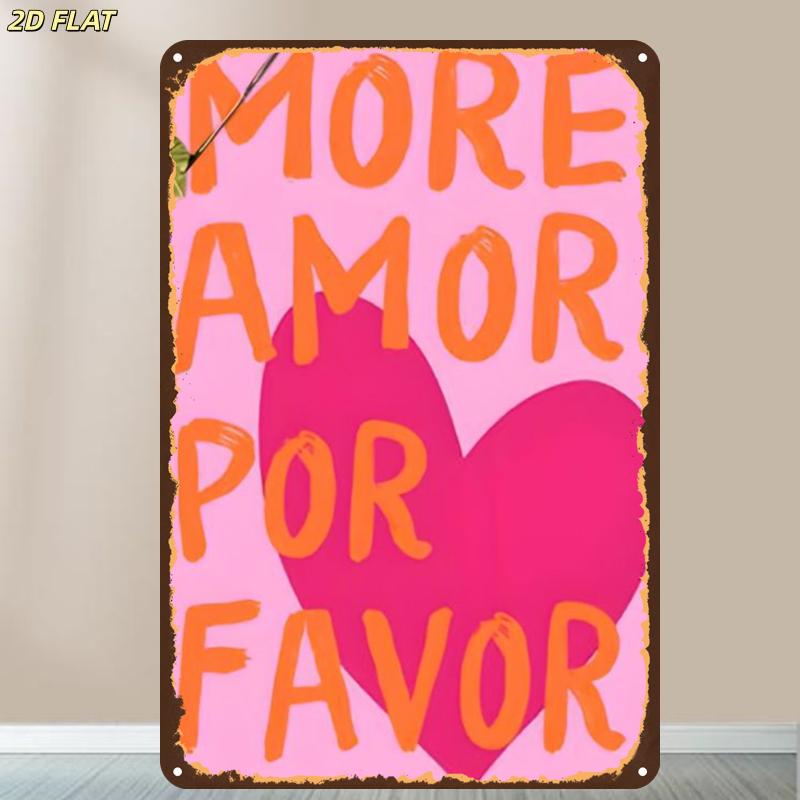More Amor Por Favor Pink Heart - огляд і ціна Home Office Quotes