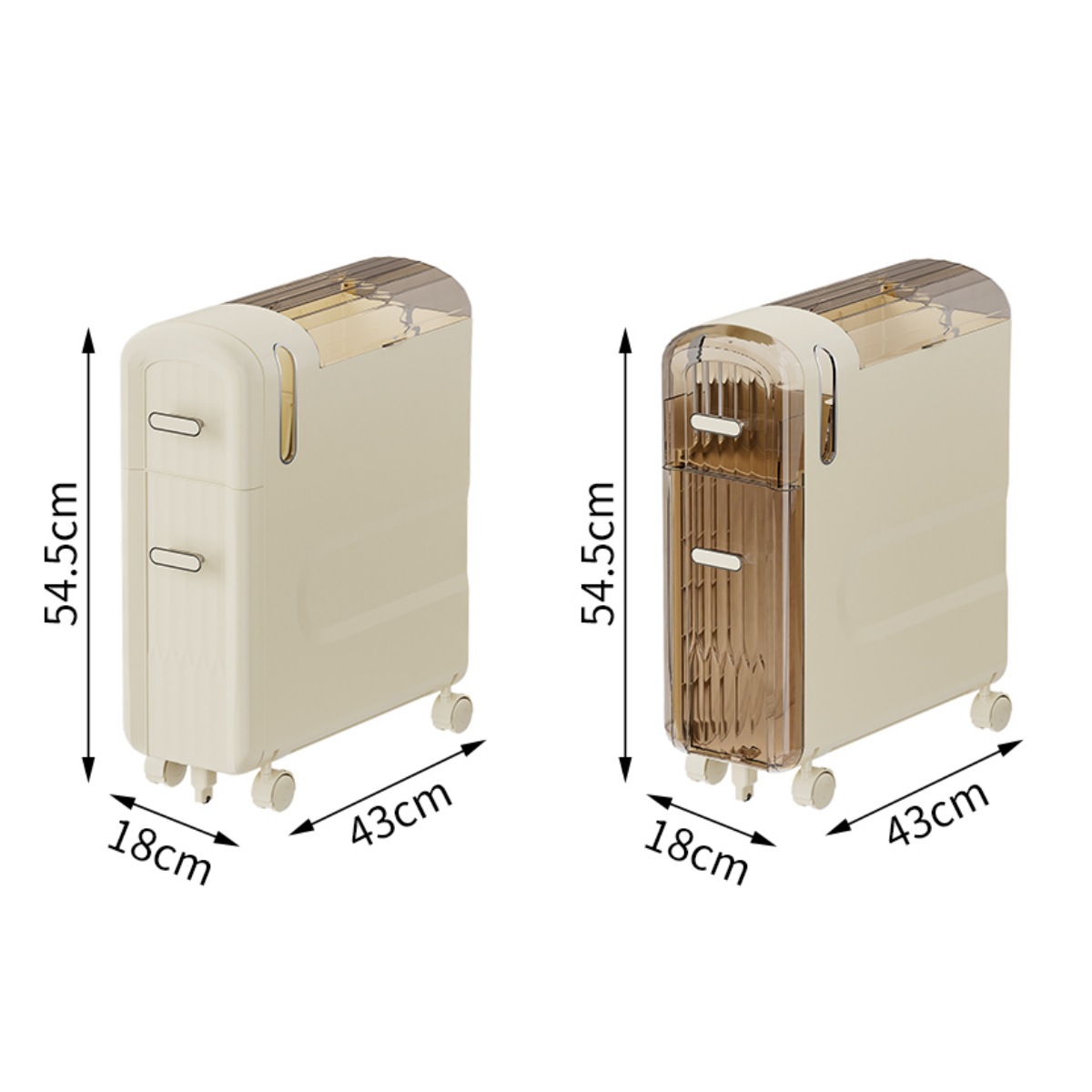 4-Tier Slim Rolling Cabinet Ba - огляд і ціна Rolling File Cart