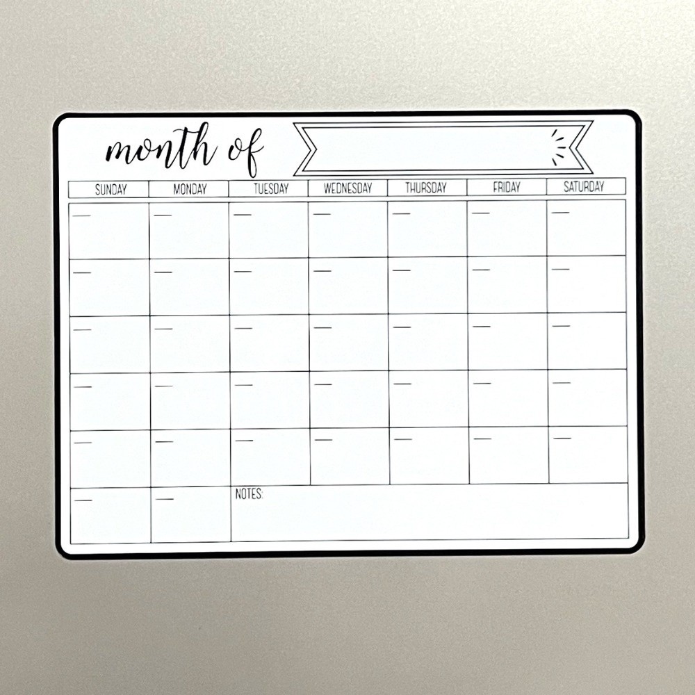 Portable Magnetic Dry Erase Ca - огляд і ціна Magnetic Calendar Board