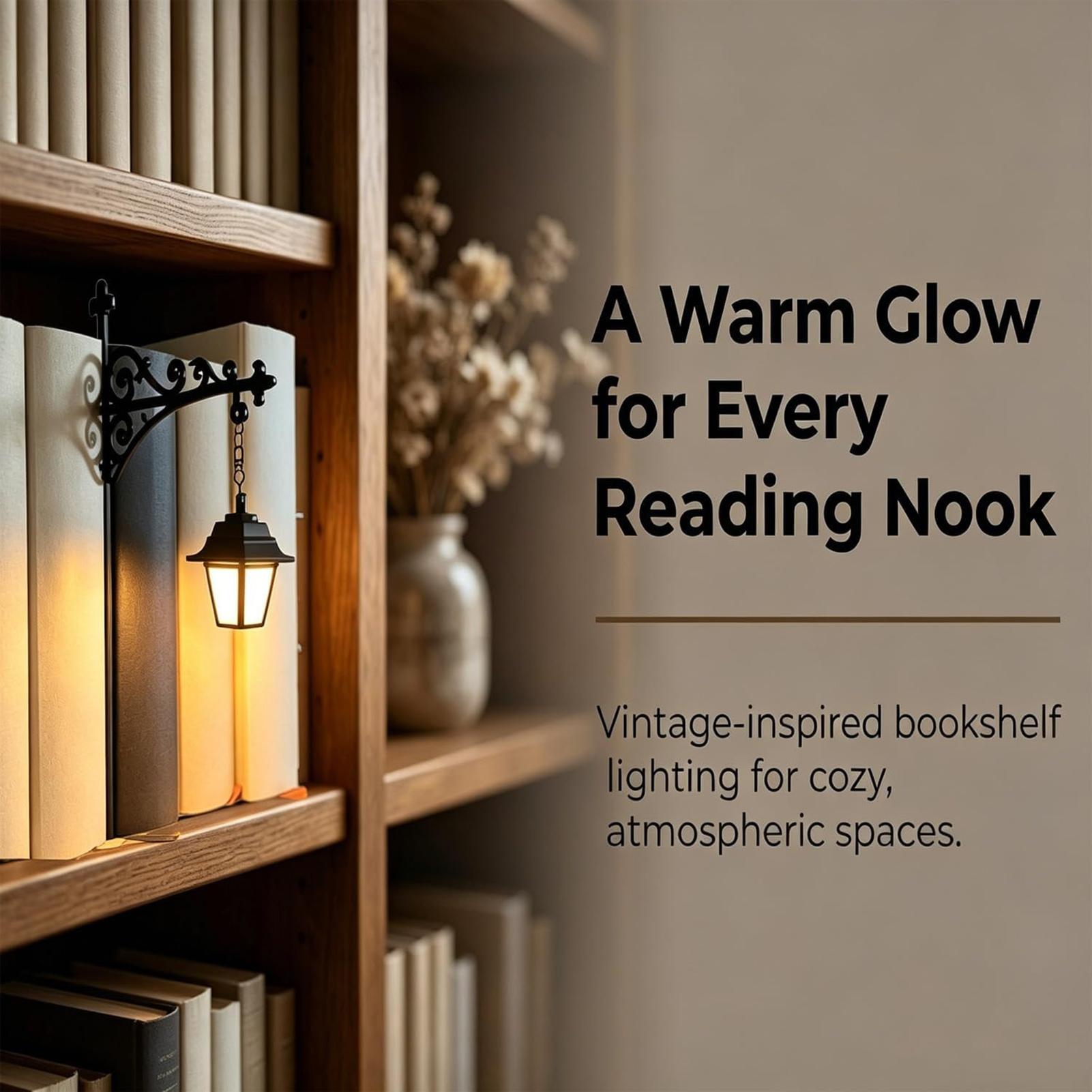 Bookshelf Lamp Vintage LED War - огляд і ціна Home Office Library