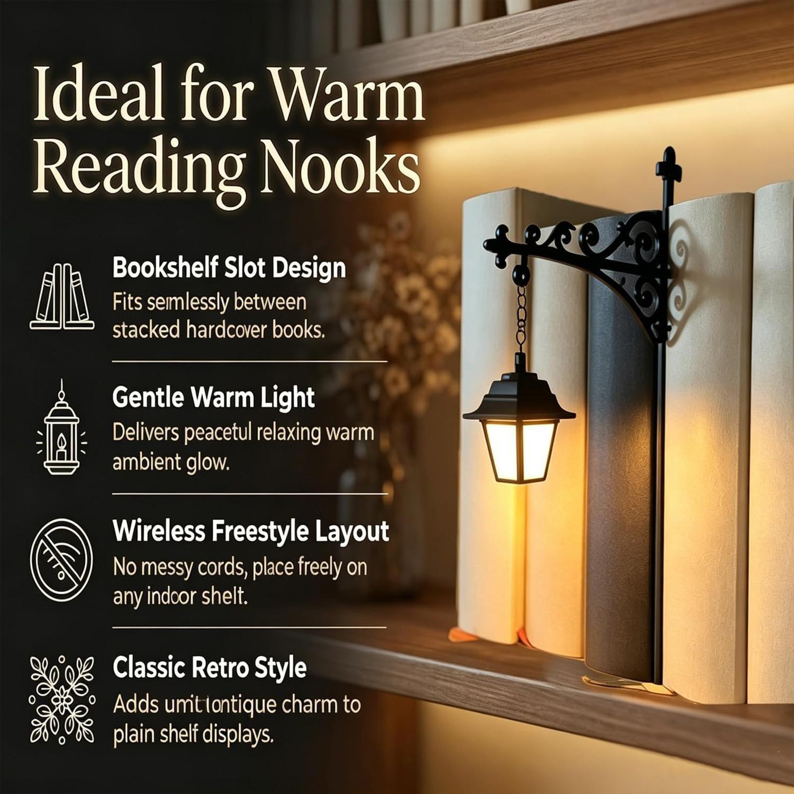 Bookshelf Lamp Vintage LED War - огляд і ціна Home Office Library