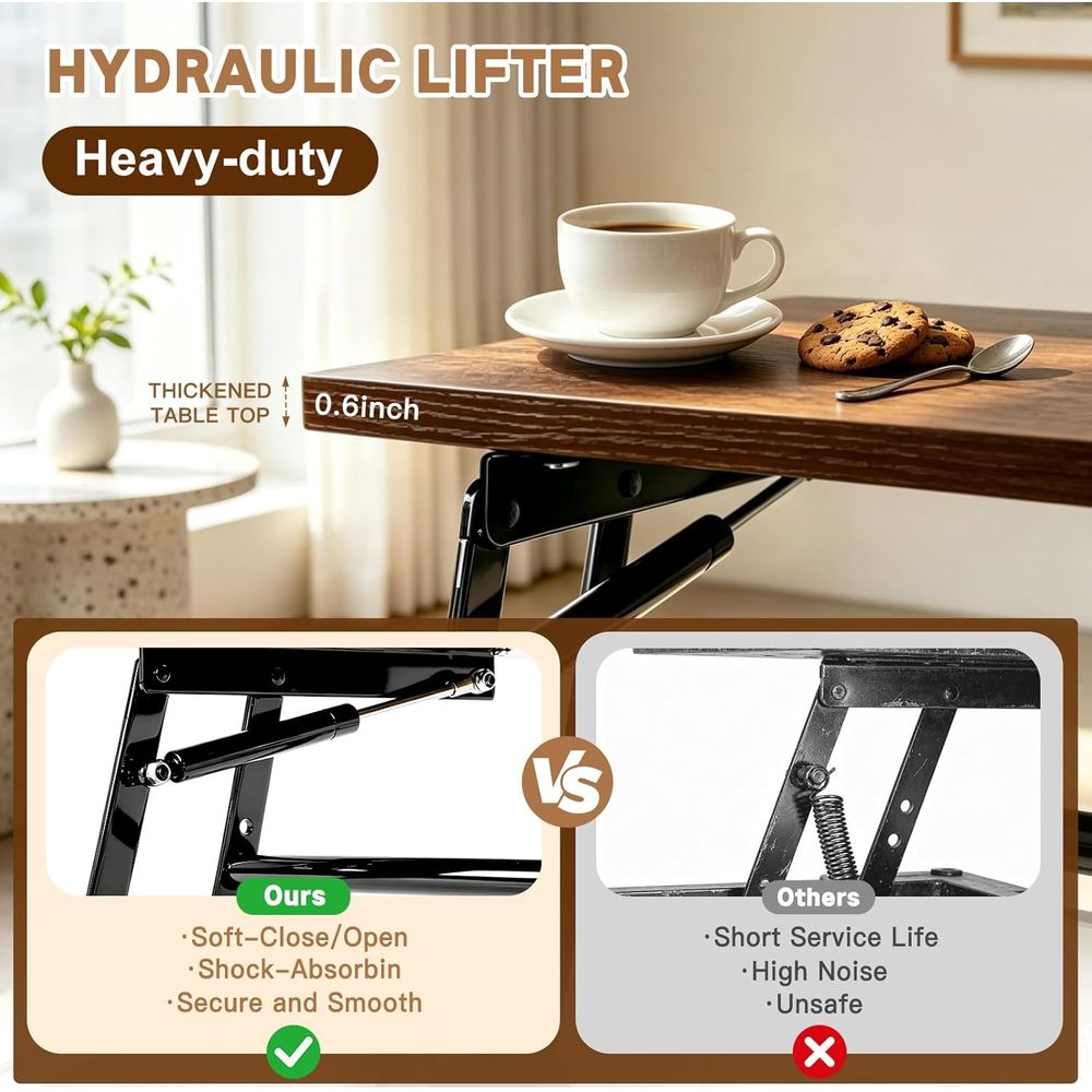 Modern 31.5 LED Coffee Table w - огляд і ціна Power Strip Desk